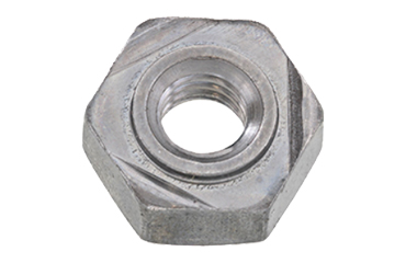 鉄 六角ウエルドナット(溶接) 1A形(パイロット付)(オーバータップ付き)(紀州ファスナー)